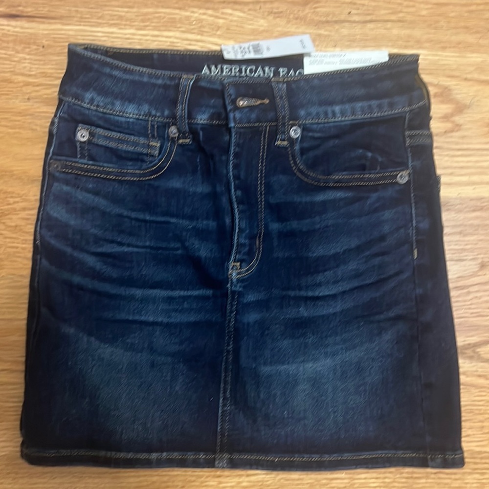 American Eagle Hi Rise Mini Jean skirt